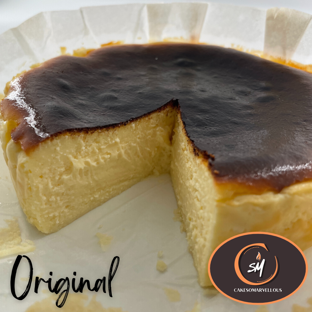 Creamy Basque Burnt Cheesecake [Cakesomarvellous]