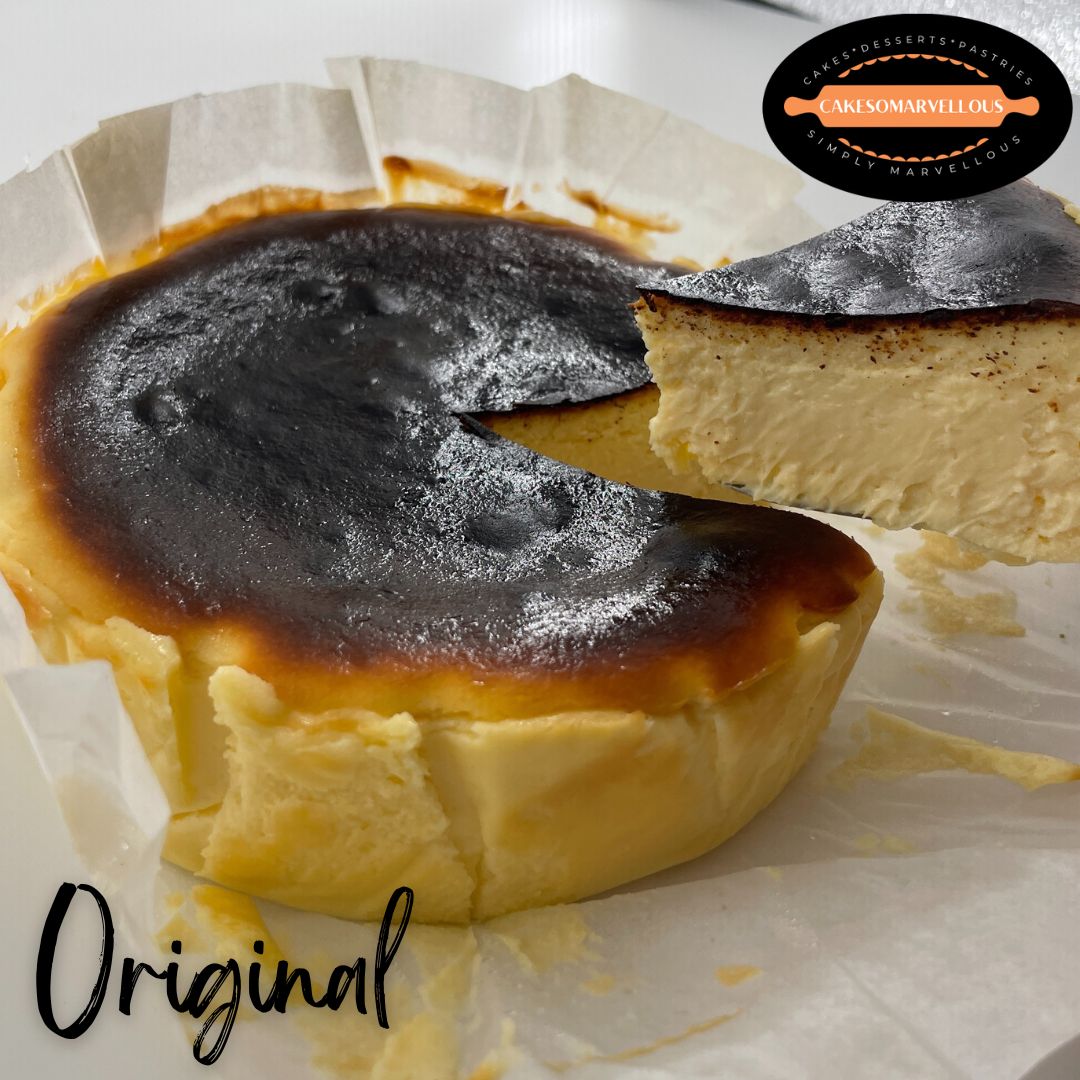 Creamy Basque Burnt Cheesecake [Cakesomarvellous]