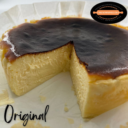 Creamy Basque Burnt Cheesecake [Cakesomarvellous]